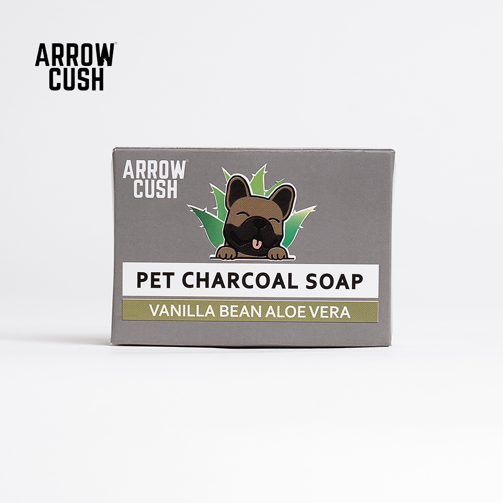 Charcoal Soap Vanilla Bean Aloe Vera 90g Bundle of 6pcs